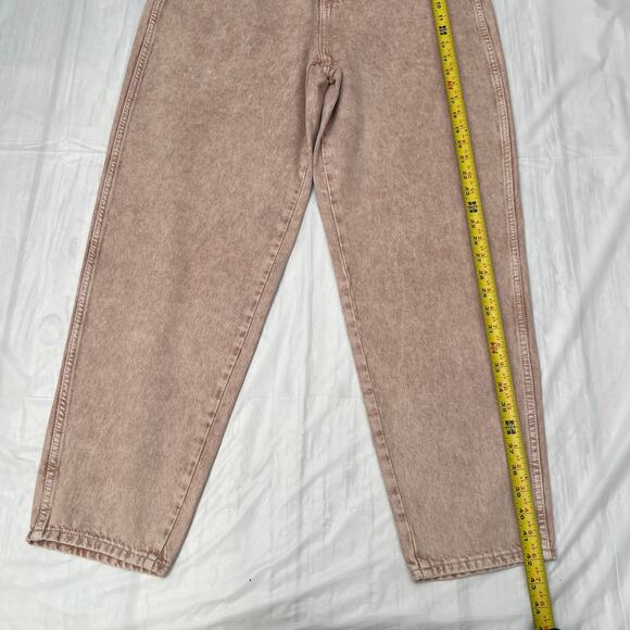 Arizona Pinched Waist Baggy Jeans Tapered leg Washed Khaki size 13 - Picture 8 of 13